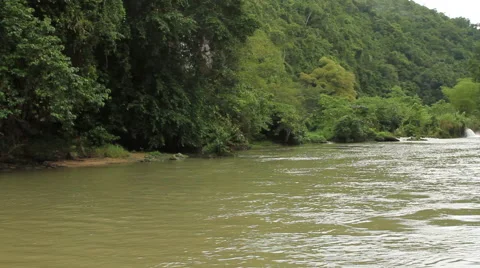 Jungle river Stock Footage 43676879