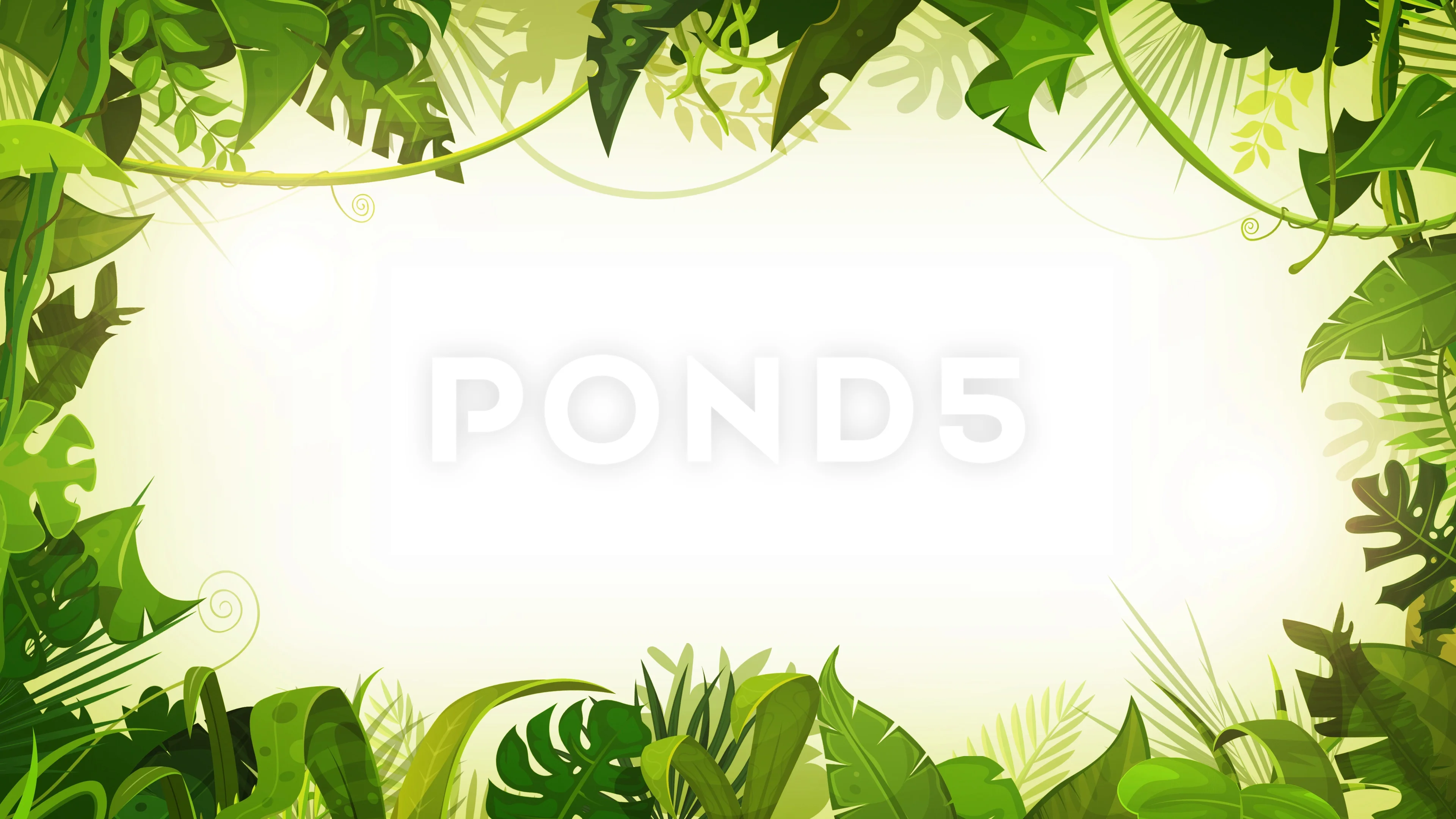 Jungle Tropical Landscape Animation Back... | Stock Video | Pond5
