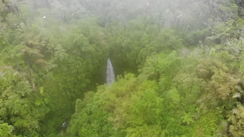 Jungle waterfall 4K Drone 9 Stock Footage 198883071