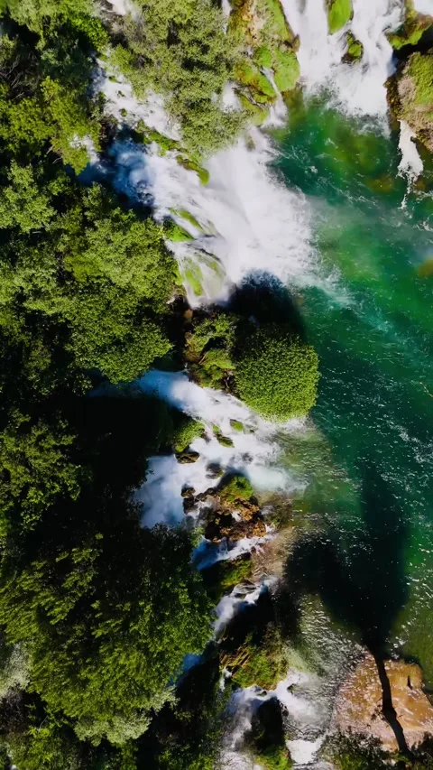 Jungle waterfall Stock Footage 313405510