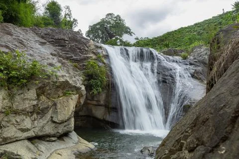 Jungle waterfall Stock Photos