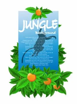 Junglel banner Stock Illustration