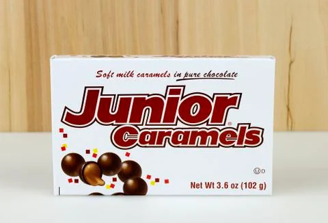 Junior Caramels candy Stock Photos