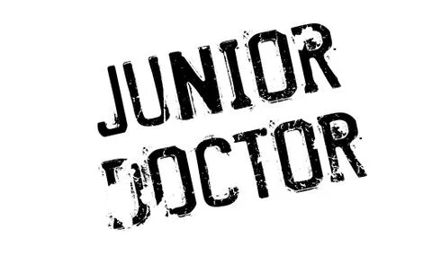 Junior Doctor rubber stamp Stock Illustration