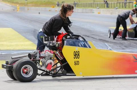 Junior dragster Fotos de archivo