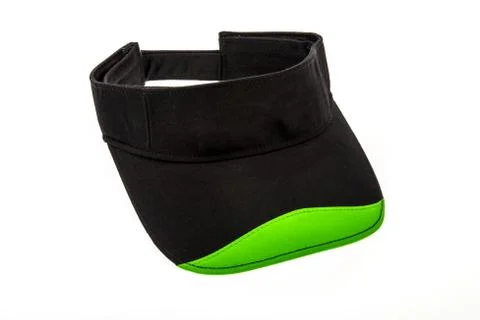 Junior golf visor on white background Stock Photos