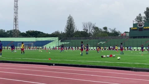 Junior Soccer Practice Stock Footage 231468696