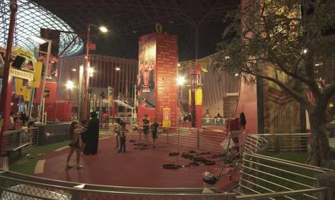 Junior training camp play area in Ferrari World Abu Dhabi Fotos Stock