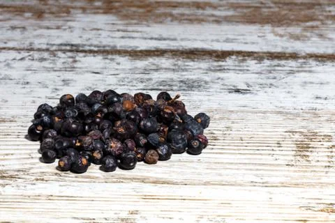 Juniper berries dried Stock Photos