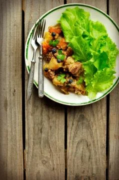 Juniper pork Foto stock