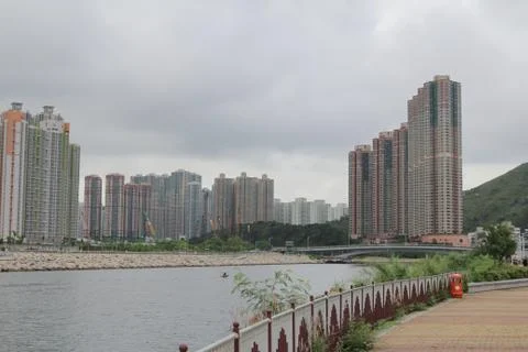 Junk Bay, Tseung Kwan O bay day time Stock Photos