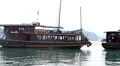 Junk Boat Trip POV in Ha Long Bay (Descending Dragon Bay), Vietnam, Cruise Ship HD Footage