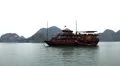 Junk Boat Trip POV in Ha Long Bay (Descending Dragon Bay), Vietnam, Cruise Ship HD Footage