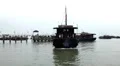 Junk Boat Trip POV in Ha Long Bay (Descending Dragon Bay), Vietnam, Cruise Ship HD Footage