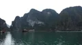 Junk Boat Trip POV in Ha Long Bay (Descending Dragon Bay), Vietnam, Cruise Ship HD Footage