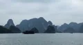 Junk Boat Trip POV in Ha Long Bay (Descending Dragon Bay), Vietnam, Cruise Ship HD Footage