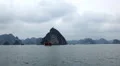 Junk Boat Trip POV in Ha Long Bay (Descending Dragon Bay), Vietnam, Cruise Ship HD Footage