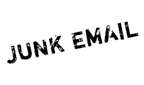 Junk Email rubber stamp Stock Illustration