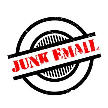Junk Email rubber stamp Stock Illustration