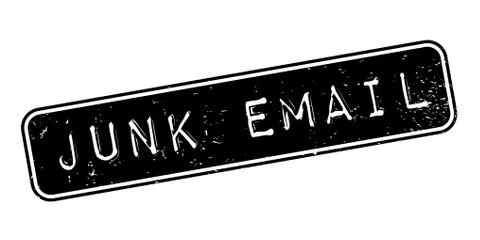 Junk Email rubber stamp Illustrazione stock
