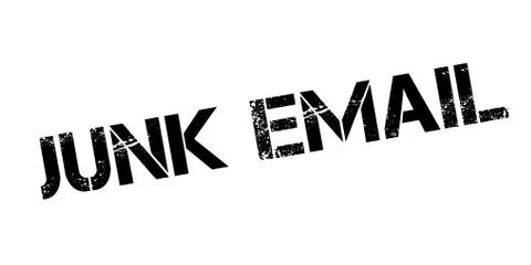 Junk Email rubber stamp Stock Illustration