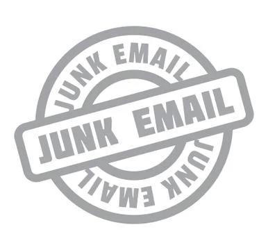 Junk Email rubber stamp Stock Illustration