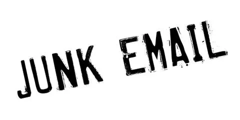 Junk Email rubber stamp Illustrazione stock