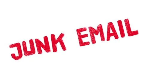 Junk Email rubber stamp Stock Illustration