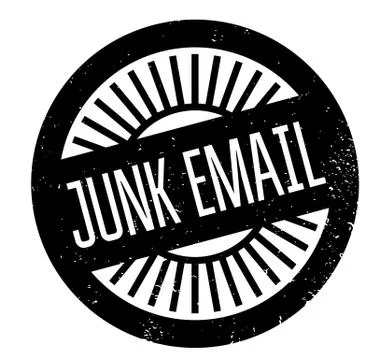 Junk Email rubber stamp Illustrazione stock