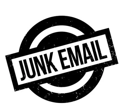 Junk Email rubber stamp Stock Illustration