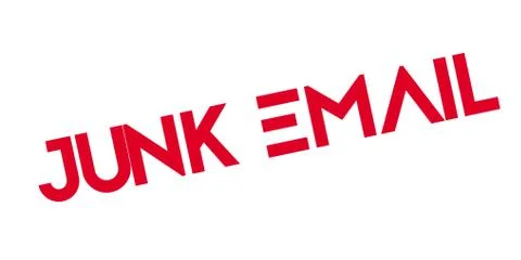 Junk Email rubber stamp Stock Illustration