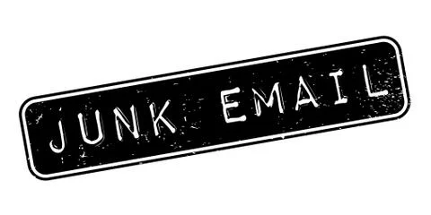 Junk Email rubber stamp Stock Illustration