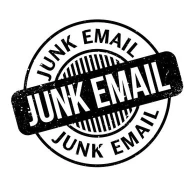 Junk Email rubber stamp Stock Illustration
