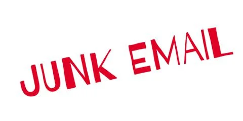Junk Email rubber stamp Stock Illustration