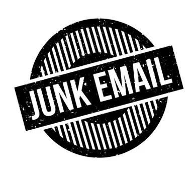 Junk Email rubber stamp Illustrazione stock