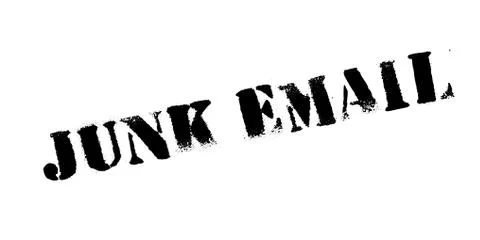 Junk Email rubber stamp Stock Illustration