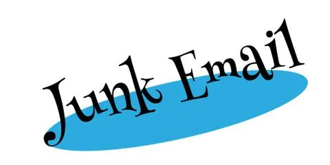 Junk Email rubber stamp Illustrazione stock
