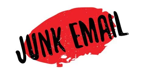Junk Email rubber stamp Stock Illustration