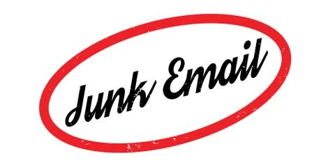 Junk Email rubber stamp Stock Illustration