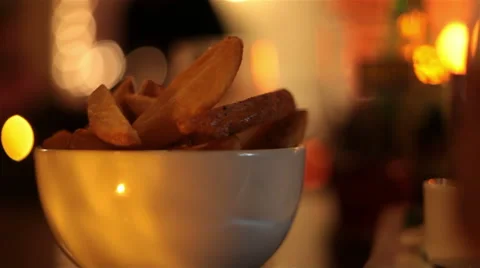 Junk food - chips Stock Footage 41404085