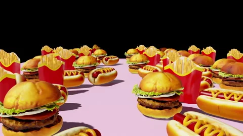 Junk Food Stock-Footage 304238504