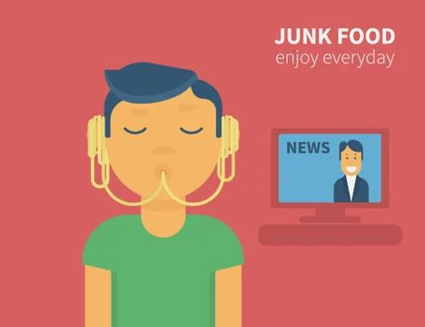 Junk food Stock Illustration