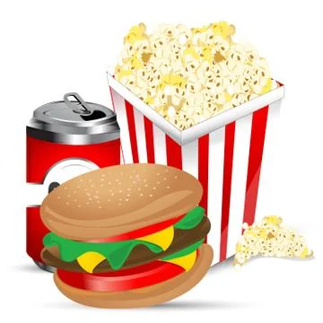 Junk food Stock Illustration