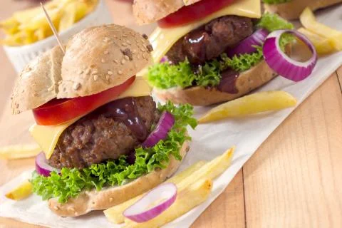 Junk food Stock Photos