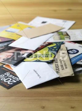 Junk mail Stock Photos