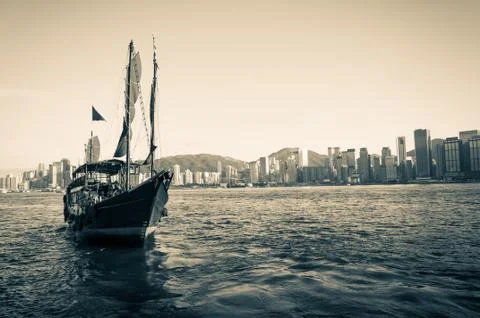 Junk ship Stock Photos