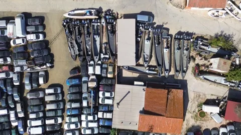 Junk yard Stock Footage 289094785