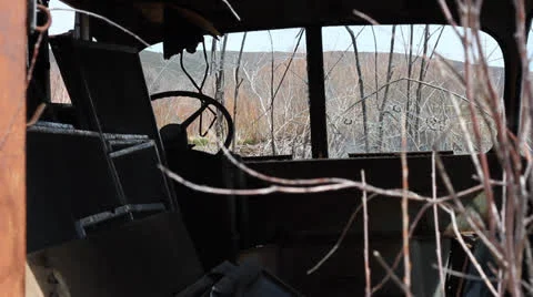 Junked and Forgotten Stock Footage 22958456