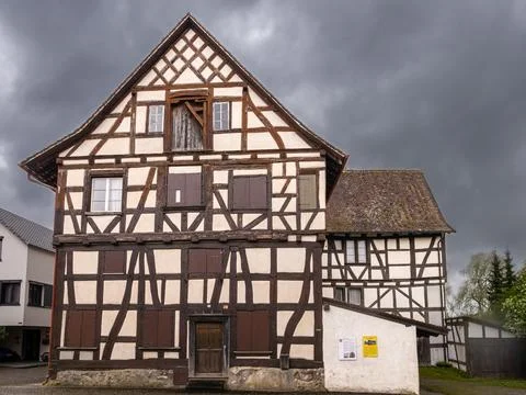 Junkerhaus in Busingen, Germany Stock Photos