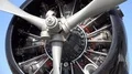 Junkers Ju 52 traditional propeller airplane zoom in engine 4k or 4k+ Resolution